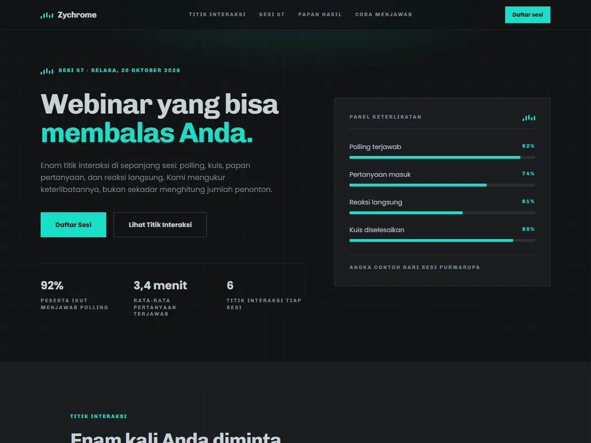 Screenshot of Zychrome